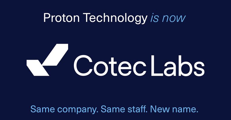 Proton Technology diventa Cotec Labs!